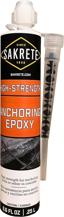 SAKRETE | High-Strength Anchoring Epoxy | 8.6 oz