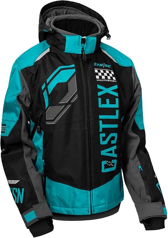 Castle X Women's Strike G5 Jacket (Turquoise/Black/Charcoal - Small)
