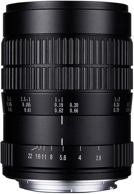 Venus Laowa 60mm f/2.8 Full Frame Ultra Macro Manual Focus Lens for Nikon F Mount Camera