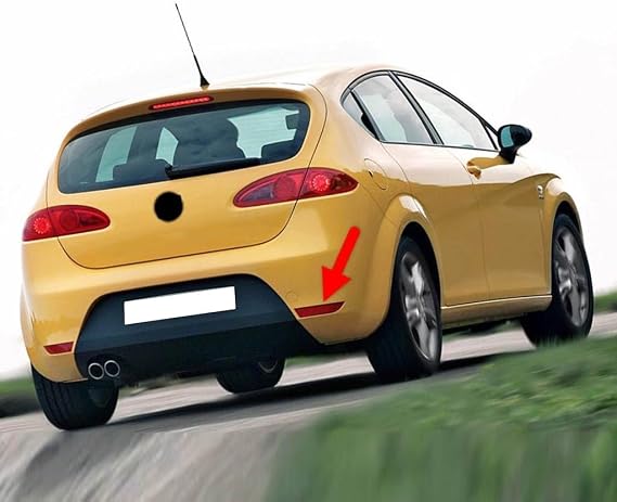 Vass41 Rear Bumper Right Lower Corner Reflector 1P0945106E Compatible with Seat Leon 2 FR 2006-2009