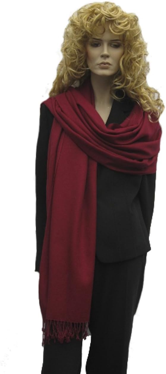 Pashmina Shawl, wrap,Scarf from (Bordeaux)