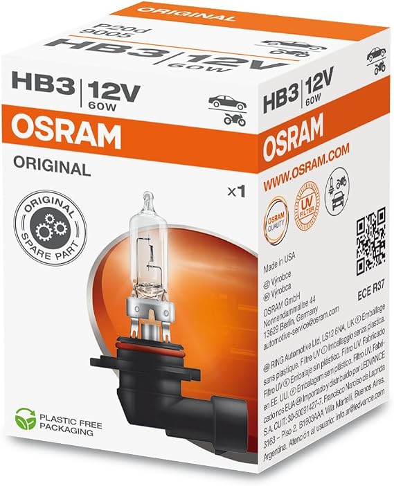 Osram Bulb HB3 12V 60W 9005 [Energy Class A]