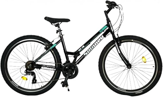 Corelli Spınney Wx100 Mountain Bike 26 RIMS 21 VISES V BRAKE BLACK-WHITE-TURKUAZ (GREENWAY BIKE)