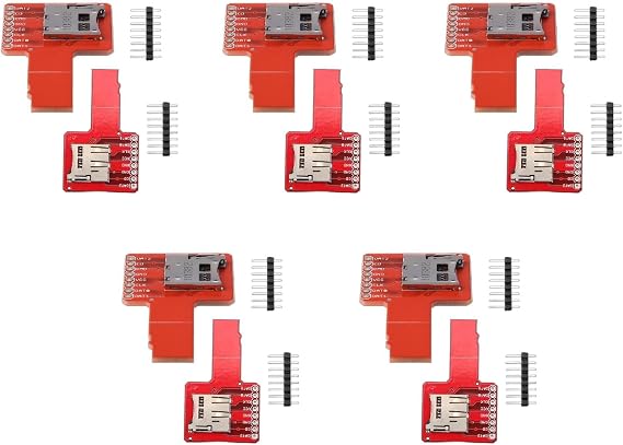 5Pieces Micro SD Sniffe Compatible with TF Card Adapter Plate Universal 1pc, Orange