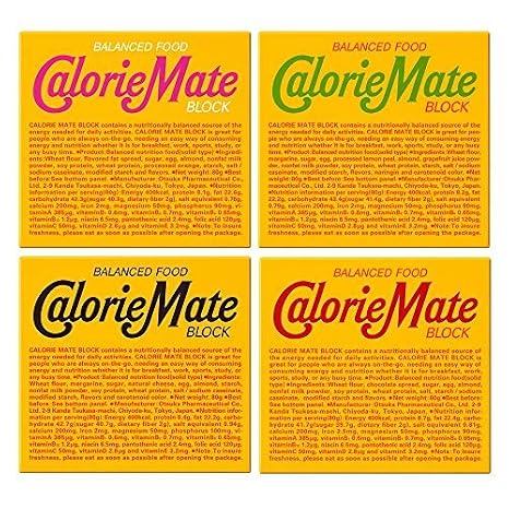 Calorie Mate block 4 pieces four ~ each three [fruit-flavored / chocolate flavor / cheese taste / maple taste]