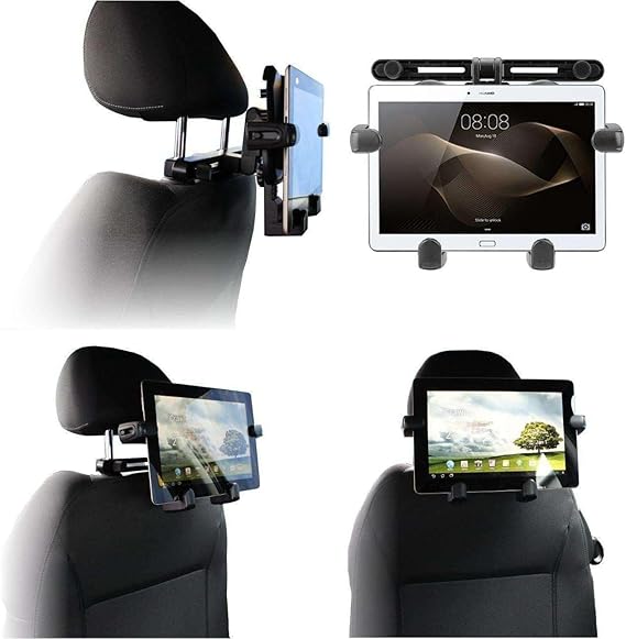 Navitech in-Car Portable Tablet Headrest Mount Compatible with GOODTEL 2024 10" Tablet