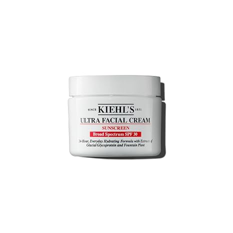 Kiehl's - Ultra Facial Cream Daily Moisturizer with SPF 30 Face Cream for 24-Hour Hydration & UV Sunscreen Protection - With Squalane - Suitable for All Skin Types
