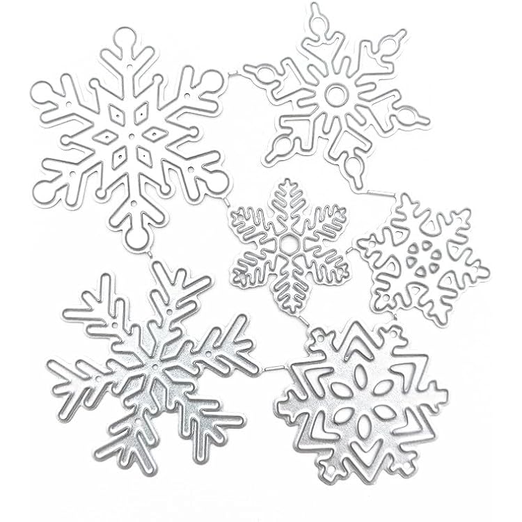 Christmas Snowflake Metal Die Cuts for Card Making Metal Cutting Dies for Scrapbooking Paper Crafting DIY Embossing Style A