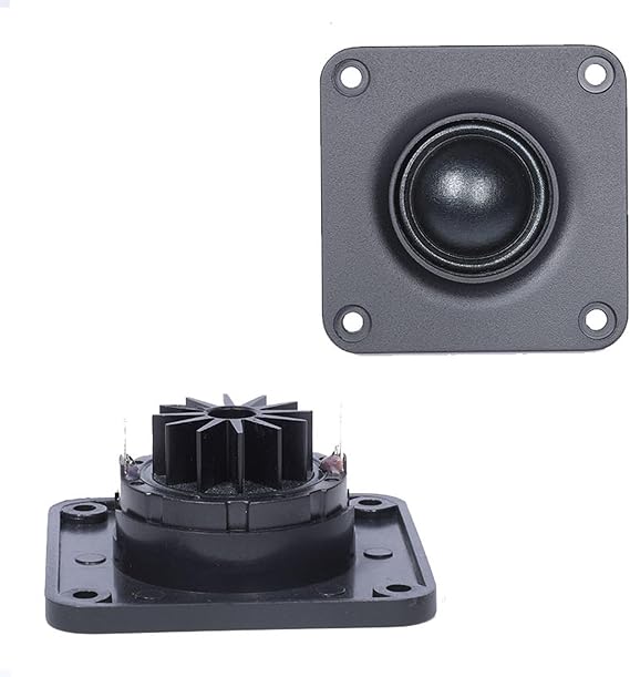 Morain High Sensitivity Silk Dome Tweeter 20W 4-6-8Ω Optional Various Size for Bookshelf Loudspeakers and HiFi Auditory