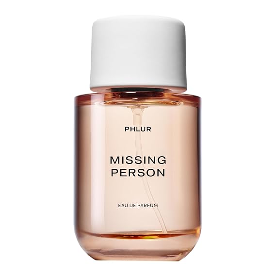 PHLUR Missing Person Perfume for Women & Men, 100 mL | Soft Musk and Jasmine Eau de Parfum with Bergamot, Neroli Blossom & Sandalwood