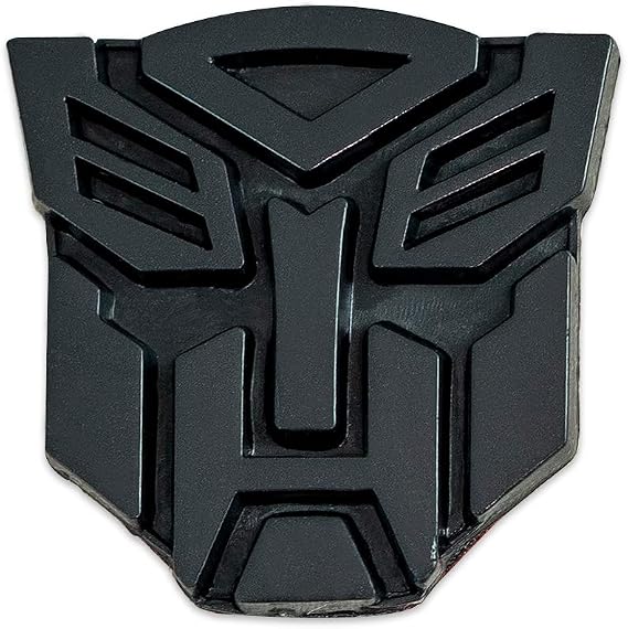 Transforming Auto Robot Auto Emblem - [Black][1" Tall]