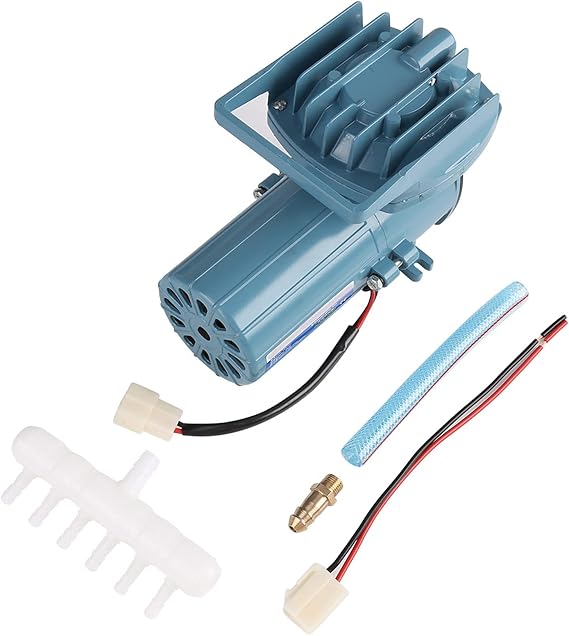 DC 12V 35W Air Pump Aquarium Household Small Aquarium Air Pump Low power consumption and high efficiency, for Hydroponic Systems/Fish /Fish Pond Aquaculture
