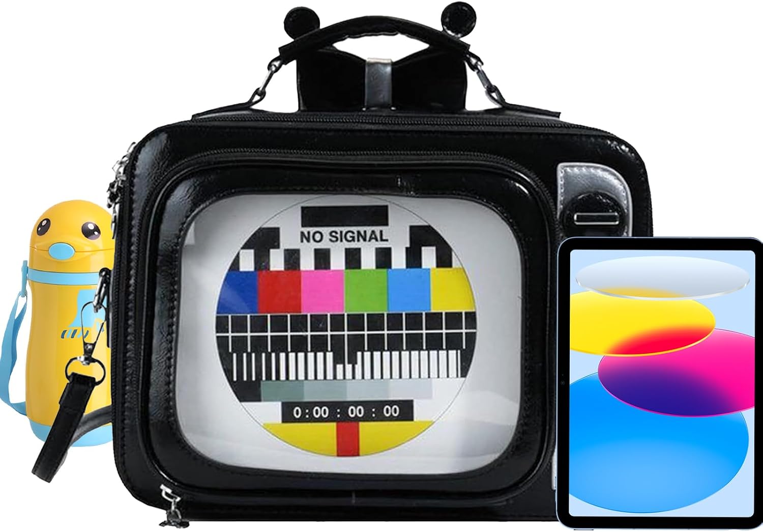Travel Backpack, TV Shapes Shoulder Bags for Anime Display - Large Capacity Schsool Daypack, Musltifunctional Back Pack for Outdoo