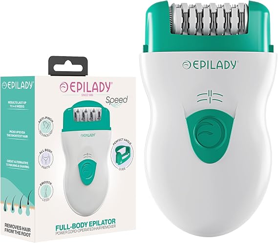 Epilady Speed Corded Electric Epilator for Women, Hair Removal