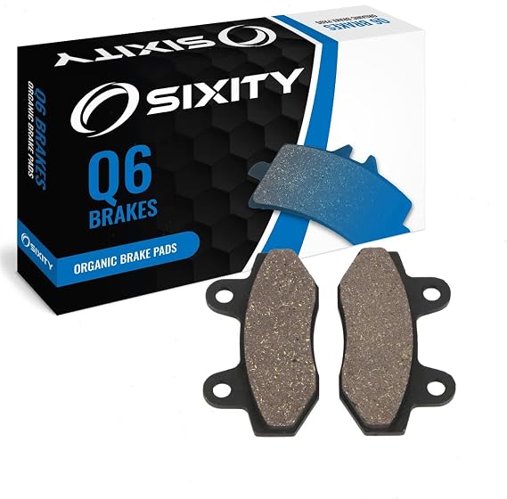 Sixity Q6 Organic Brake Pads FA86 Front Replacement Kit