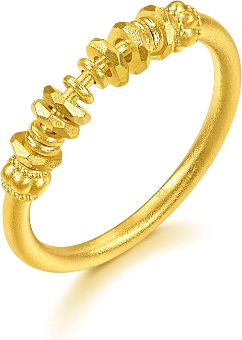 CHOW SANG SANG 999.9 24K Pure Gold Ring Price-by-Weight 4.49g