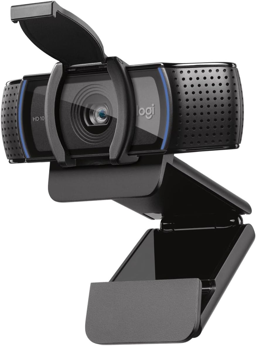 Logitech C920s Pro 960-001252 HD Webcam with Microphone-Black