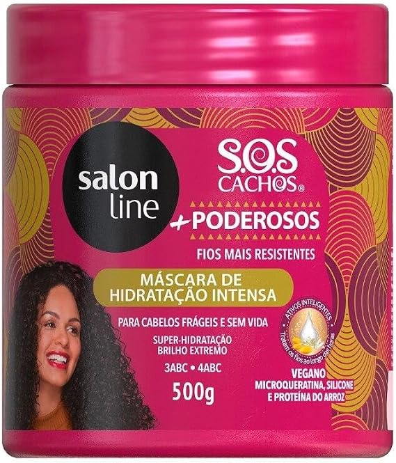 Salon Line S.O.S Cachos Mais Poderosos Salon Line Curly Hair Deep Hydration Mask 500g