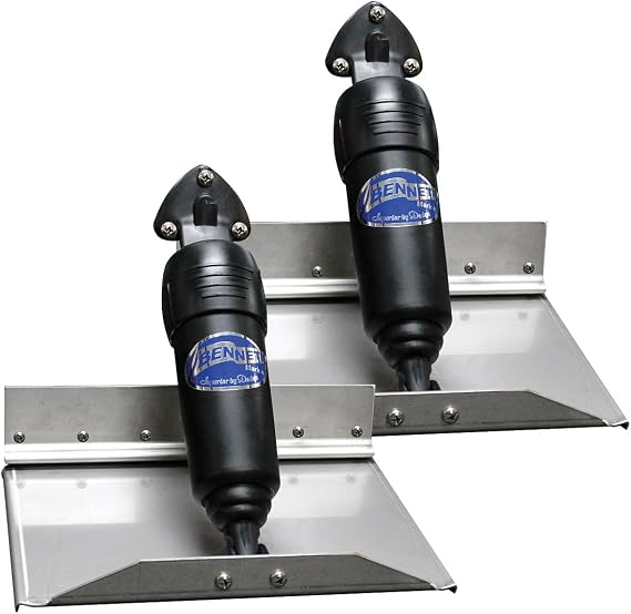 Bennett Marine BOLT129SML Bolt Electric Trim Tab System with Short Actuator - 12" x 9"
