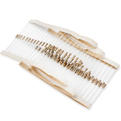 100 Pcs 1/4W 5% Tolerance 10 Ohm Carbon Film Resistor Resistance for DIY Project and Experiments