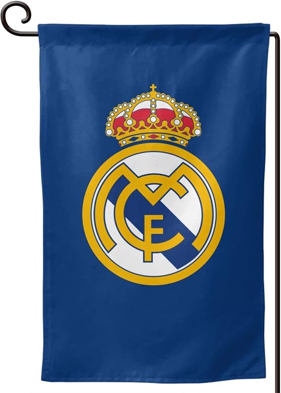 Real Madrid Garden Flag - Double Sided Banners for Outdoor Indoor Home Garden Yard Decorations