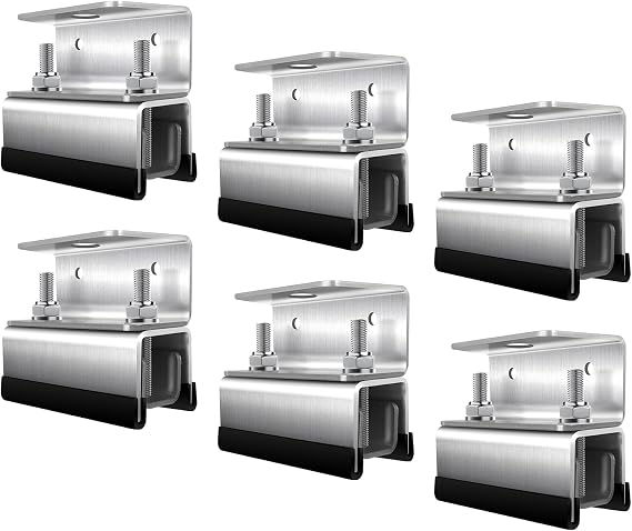 Roof Rack Mount Kits,Roof Mount Kit,304 Stainless Steel Van Roof Rack,Van Roof Rack Brackets for ProMaster, Boxer,, Ducato ,Jumper (6)