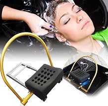 Water Circulation Rack with Pillow Kit, Head Spa Salon Equipment with Stainless Steel Bracket 39.5 * 41CM, Head Salon Equipment Shampoo Basin Equipment, for Salon, Hair Treatment