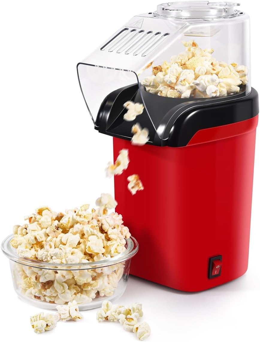 Popcorn Maker, Handmade Easy, Automatic, Home Safe, Home Parties, Events, Great Performance, Sweets, Cooking, Homemade, Delicious Red