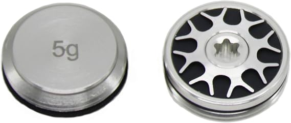 HISTAR 2Pcs Golf Putter Weights 5/10/15/20/25/30/35g Compatible with Odyssey Stroke Lab Series Putter Head (Black)