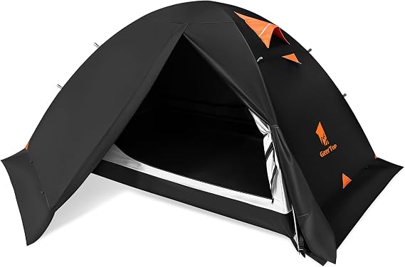 GEERTOP 2 Person Blackout Camping Tent, Waterproof 4-Season Easy Setup