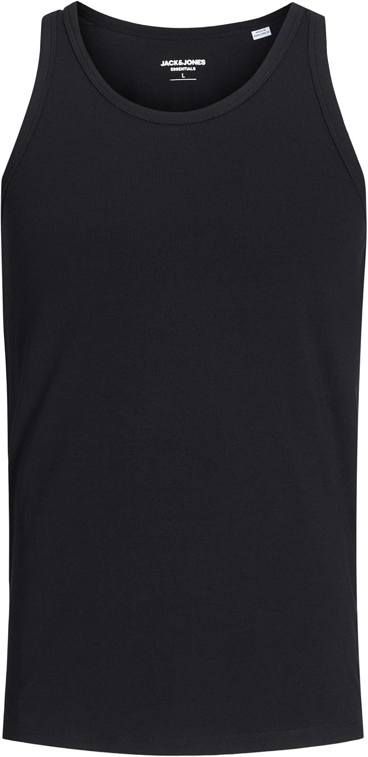 Jack & Jones Men's Tanktop Large Black