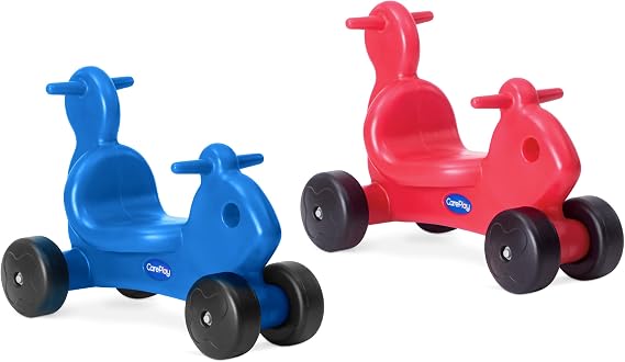 Careplay 2-in-1 Squirrel Push & Ride-On Toy, Indoor & Outdoor Use, 2 Pack