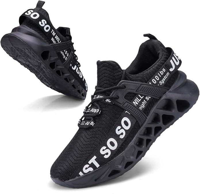 Mens Running Shoe Walking Blade Athletic Tennis Shoes Just So So Non Slip Shoes Men Fashion Sneakers