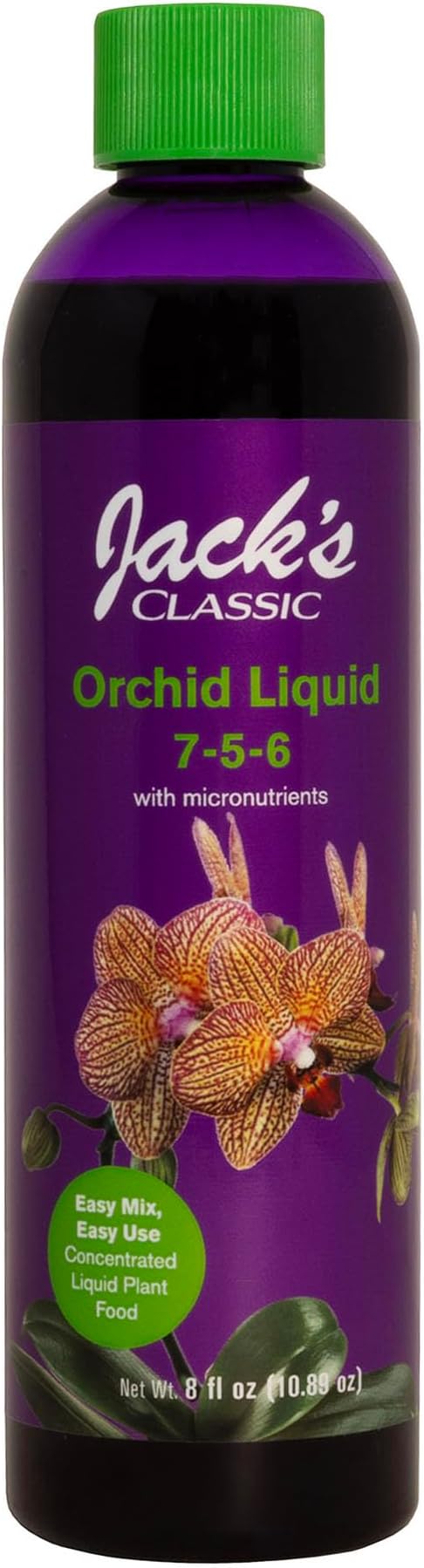 Jack's Classic 7-5-6 Orchid Liquid Fertilizer, 8 fl oz