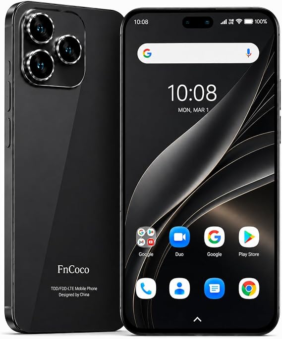 A16 Pro Max Unlocked Android Phones, Black