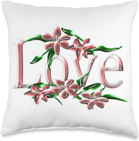 flower Throw Pillow