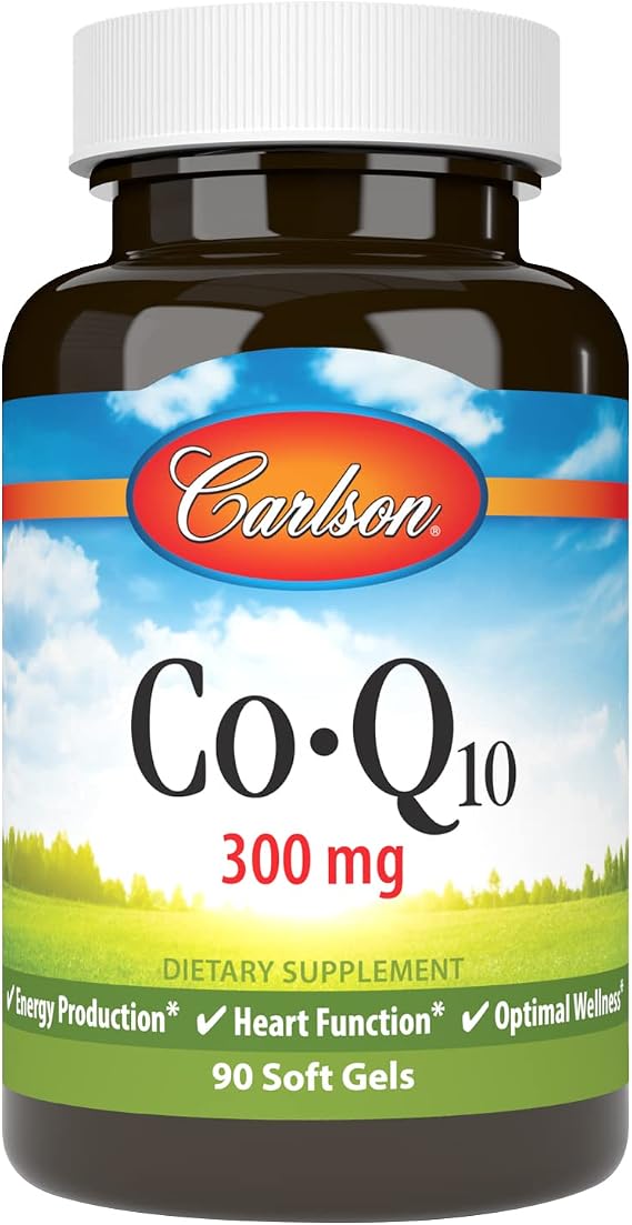 Carlson Coq10 300mg, 90 Softgels