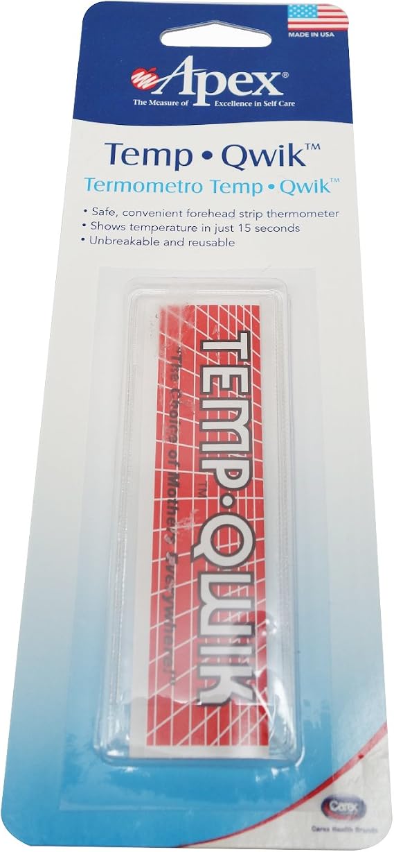 Apex Temp-Quik Forehead Strip Thermometer