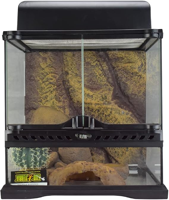 Exo Terra Desert Habitat Kit, Reptile Terrarium Starter Kit, Small