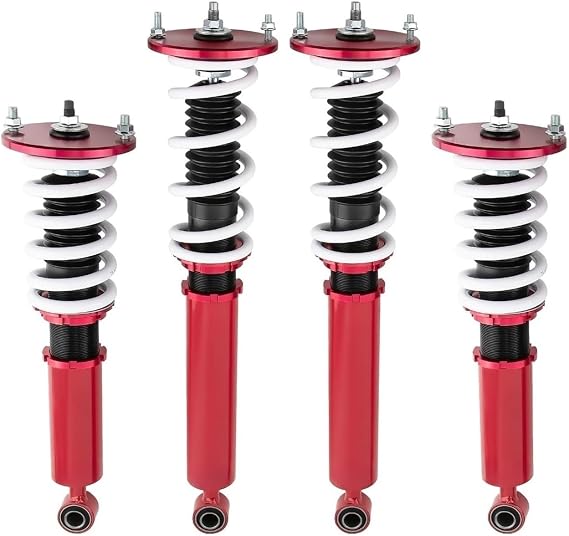 Coilover Suspension Struts Compatible With Nissan Skyline R33 Coupe 2.5 RB25DE 1993-1998 Height Adjust Height Coilovers Spring Shock