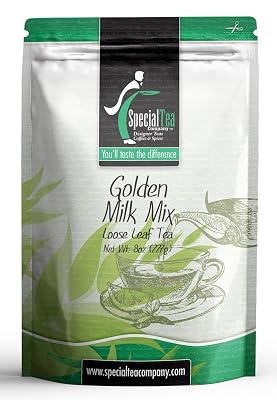 Special Tea Golden Milk Mix Turmeric Tea, 8 oz. Loose Leaf