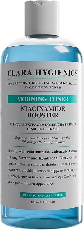 Niacinamide Booster Firming Face and Body Vegan Morning Toner 400ml Tonik