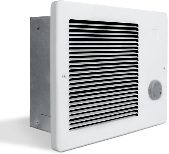 174 Wall Heater with Built-In Adjustable Thermostat, 750/1500W, 120/240V AC