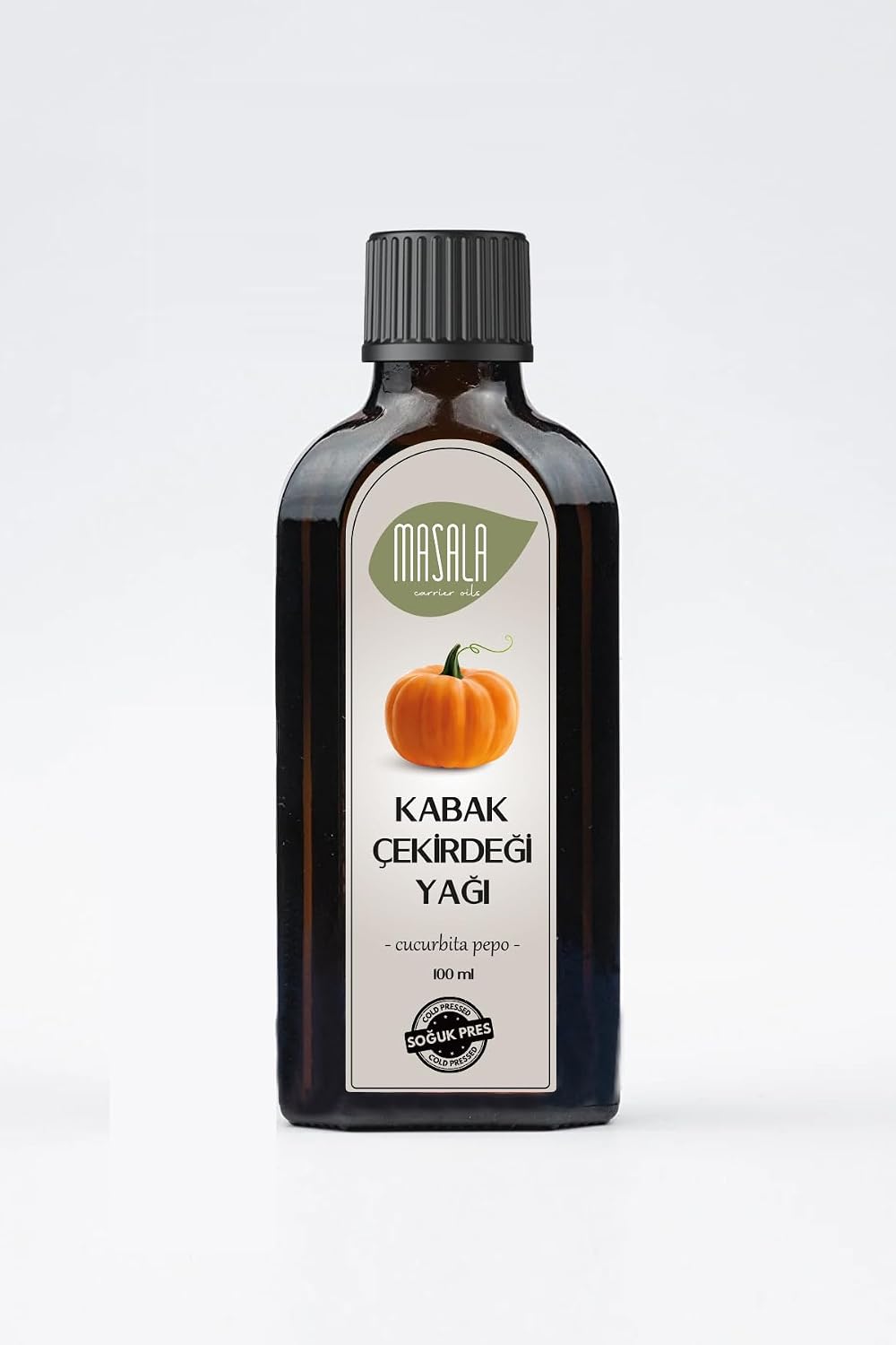 Masala Pumpkin Seed Oil 100 ml. - Cold Press Pumpkin Seed Oil