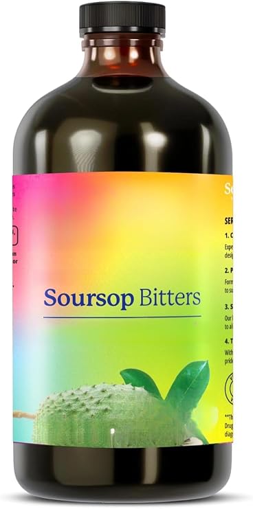 Soursop Bitters - Supports Digestive Health and Immune Function Gluten Free, 1 piece