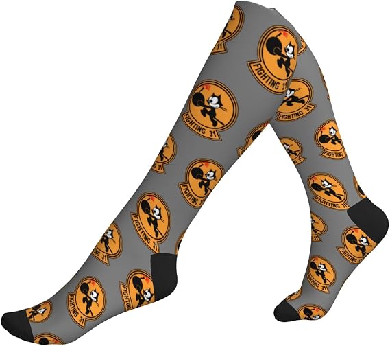 Vf 31 Fighting 31 Compression Socks for Men Circulation (15-20 mmHg) Athletic