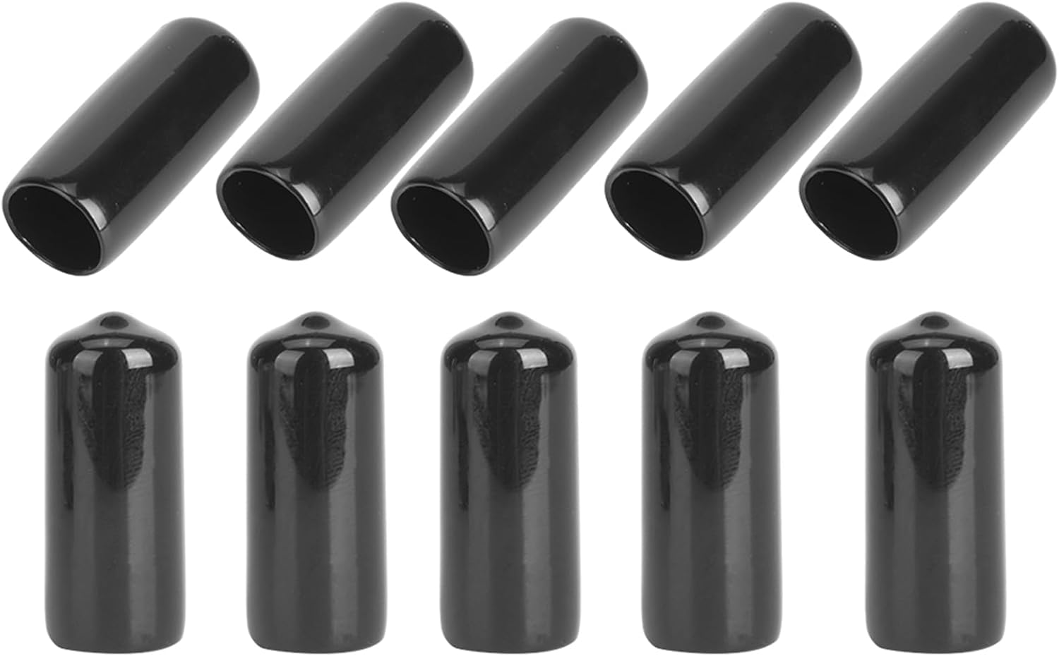 Tip Protector, Snooker Tip Cover, 10PCS Rubber Durable Billiard Pool Tip Protector Small Head Club Protective Stick Cover Snooker Accessory