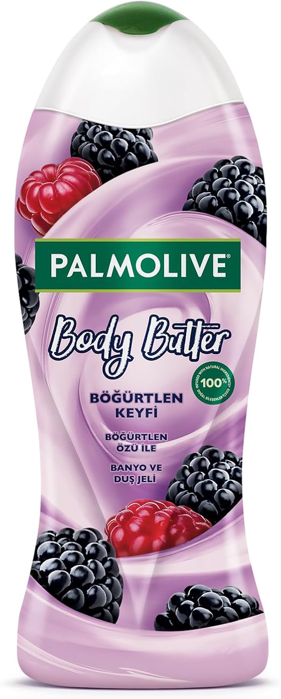 Palmolive Body Butter Böğürtlen Keyfi Böğürtlen Özü ile Banyo ve Duş Jeli (500 ml)