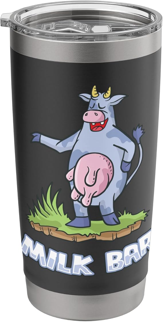 Milkbar Cow Milk Cow Calf Farm Farmer Heifer Cows Animal Stainless Steel Insulated Tumbler
