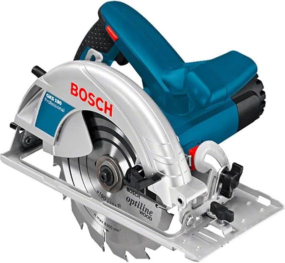 Bosch Professional GKS 190 Daire Testere (1.400 W, Testere çapı: 190 mm, Göbek çapı: 30 mm, Ahşapta kesme kapasitesi: 70 mm) [Enerji Sınıfı A+]